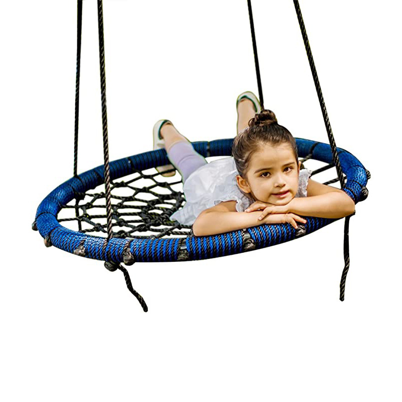 Flying Saucer Swing for Kids Outdoor Large Round Tire Swings for Trees and Swingset Strong Heavy Duty for Outside Playground