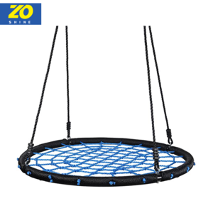 Zoshine China Kids Play Outdoor Spider Web Tree Swing  Fun Flying Hanging Wooden Tree Swings