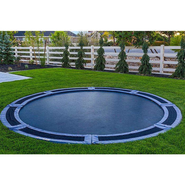 Zoshine Cheap and Simple Professional in Ground Trampoline Outdoor Insert the Ground for Kids Backyard