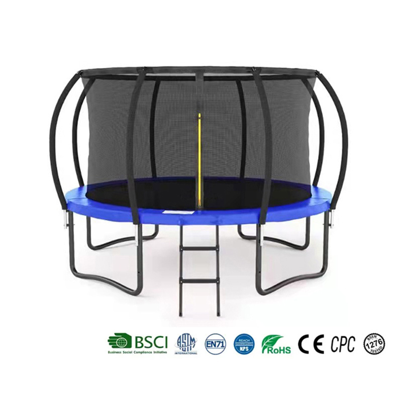 Zoshine High Weight with Safety Net Ladder Outdoor Round PVC Pad Cover with Adult Trampolines Outdoor