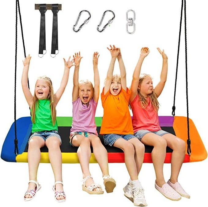 Zoshine Tree Swing for Kids and Adults Backyard Swing Set Kit with Accessories Included Outside Swings with Free Straps