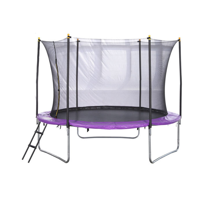 Zoshine manufacturer trampoline 10ft 12ft 14ft 16ft big jumping kids trampoline outdoor with enclosure