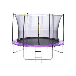 Zoshine manufacturer trampoline 10ft 12ft 14ft 16ft big jumping kids trampoline outdoor with enclosure