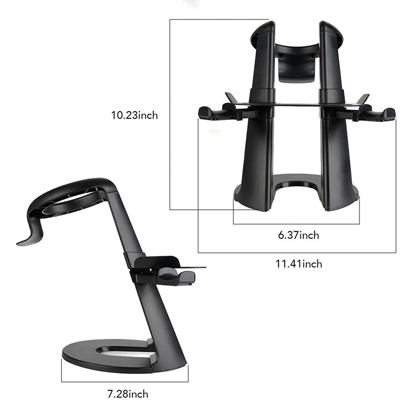 VR Stand With 2 Types Holder Headset Display Controller Mount for Oculus Quest , Rift , Rift S , HTC VIVE Valve Index