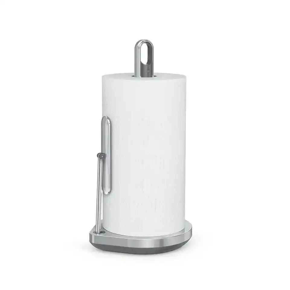 OEM One Hand Tear Paper Roll Holder Easy Tearing Stainless Steel Kitchen And Bathroom Tissue Paper Towel Pumping