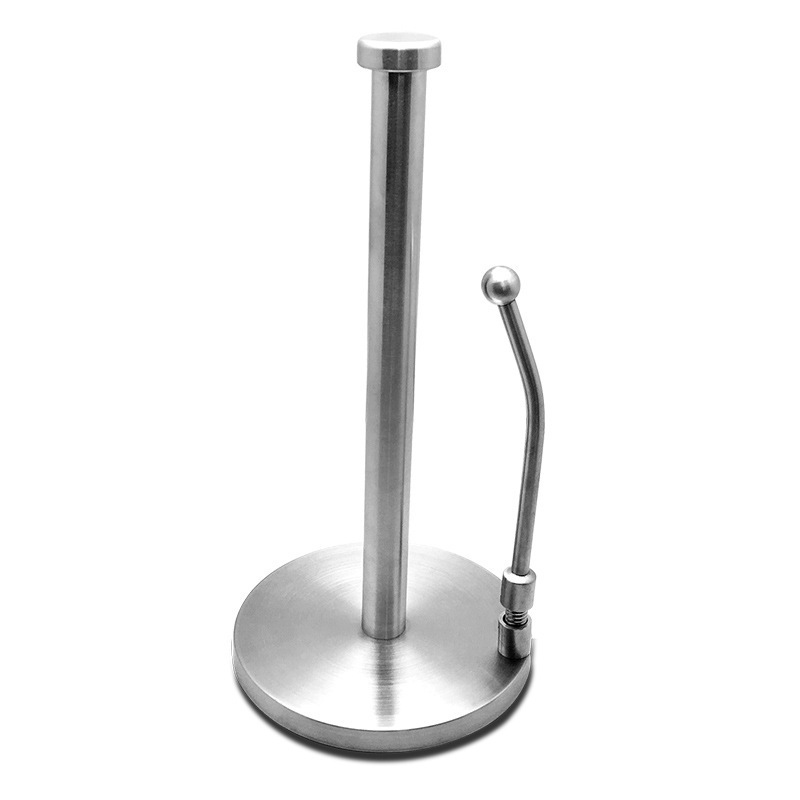 Good Grips Simply Tear Standing Paper Holder, Brushed Stainless Steel Steady Paper Kitchen Standing Towel Holder