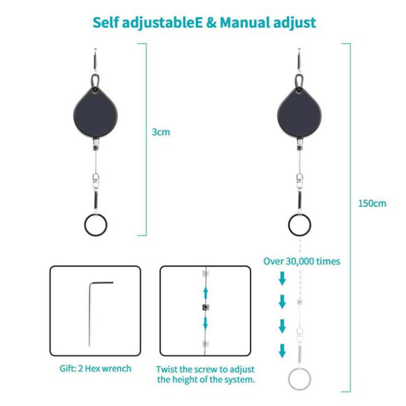 Version 3 VR Accessories Cable Management Pulley System for VR Device