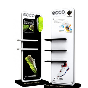 Shoes store furniture custom metal display racks sport shoes display stand retail shoe rack display