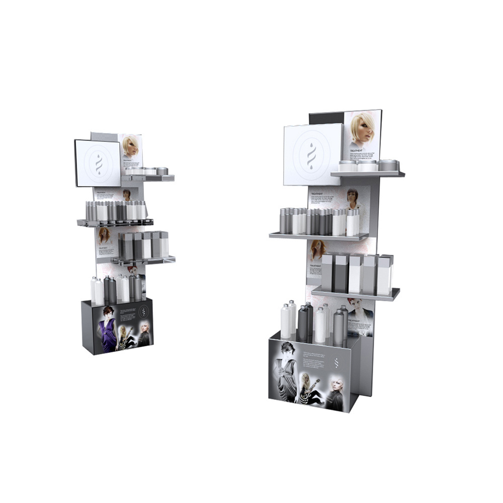 POS modern retail cosmetic display shelves