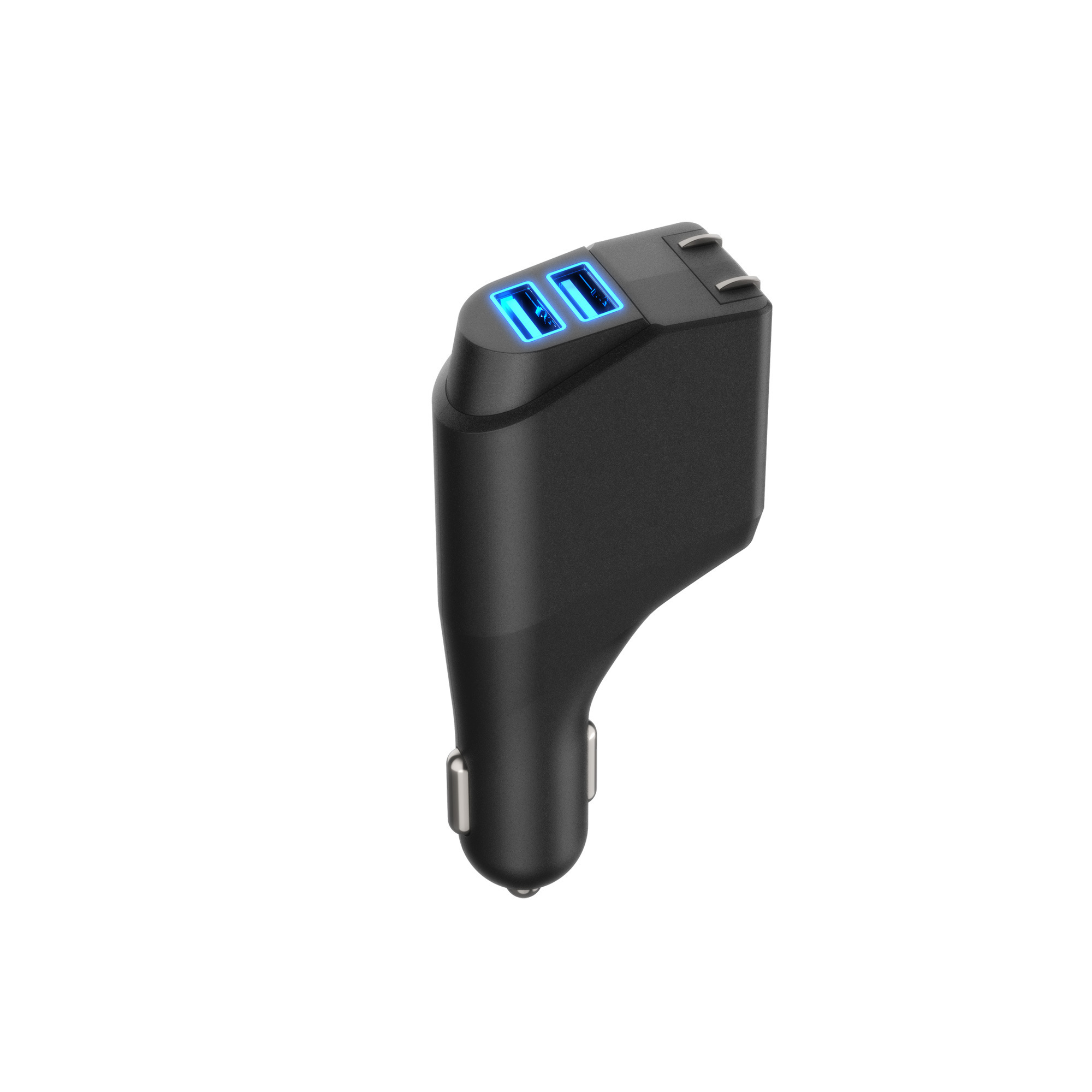 Professional Factory Since 2001 Private Model 2.1A  ETL 2in1 Mobile Phone Dual USB  Car charger  and Wall charger