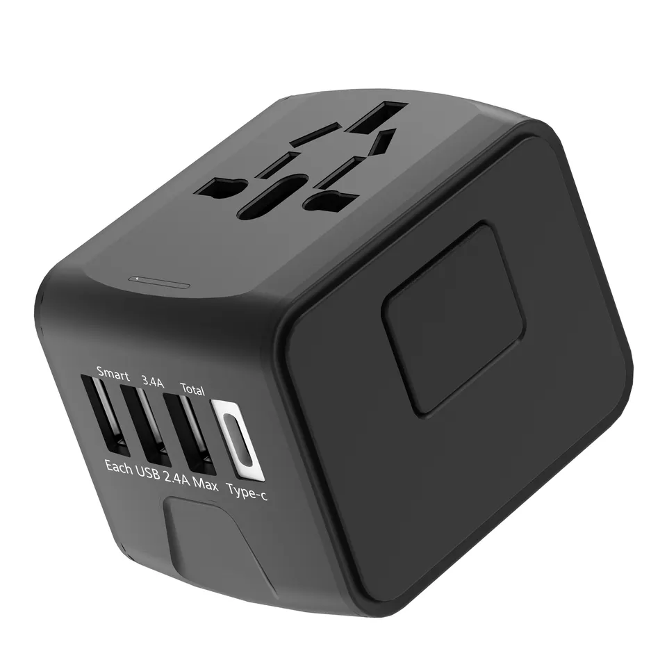 Universal Travel Adapter International Wall Charger Fast 5A European Power Charger AC Plug Adapter Worldwide