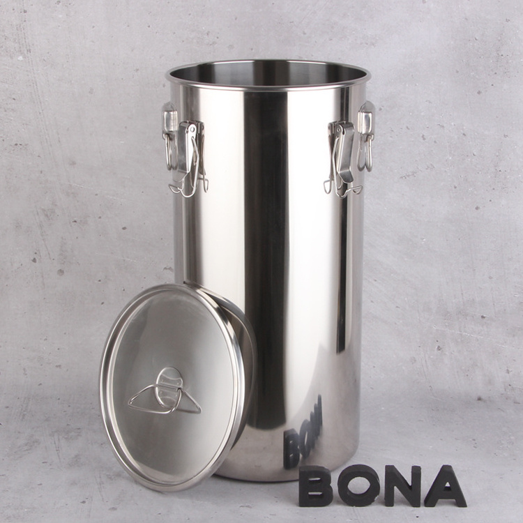 Commercial pot Airtight food container Restaurant big soup pot Stainless steel stock pot