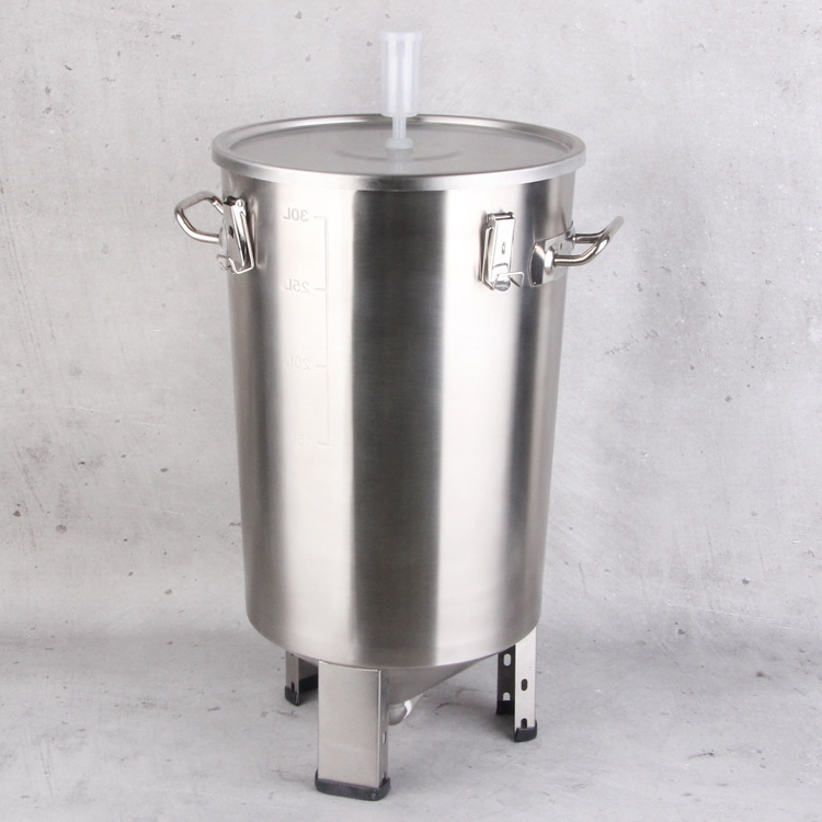 304 Stainless Steel Craft Beer Fermentation 60l Tank Conical Fermenter Fermenting