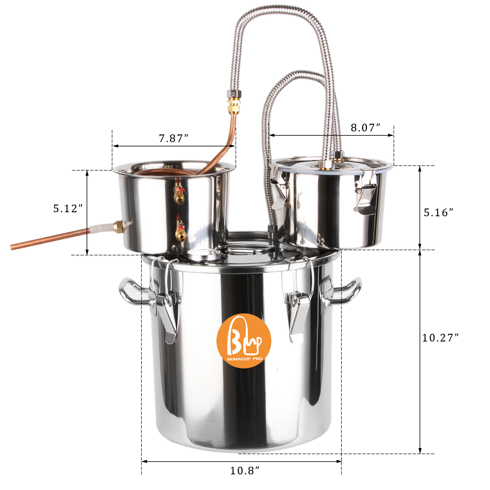 12l Diy Home Alcohol Distiller Brandy Distillation Machine