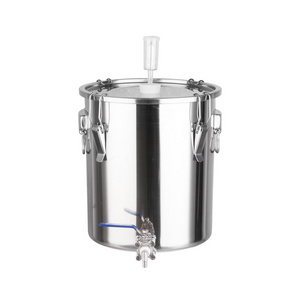 Beer Brewing Equipment Grains Fermenter Production Draft Beer Making Machine stainless fermenting bucket with lid and handle