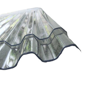 China Heat Insulation Durable PC Transparents Corrugated Polycarbonate Plastic Roofing Sheets