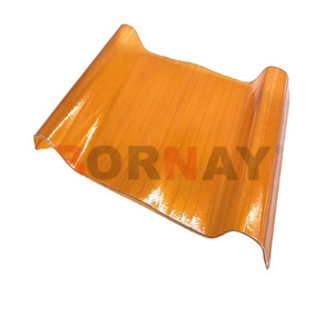 BORNAY Modern Design Impact-Resistant Transparent FRP Roof Sheet PVC and UPVC Corrugated Fiberglass Roofing Panels for House