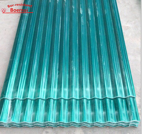 FRP Fiberglass Sheets Greenhouse Skylight Carport Awning Roofing Water Resistance Anti-Corrosion Roof Panels Langfang Bonai