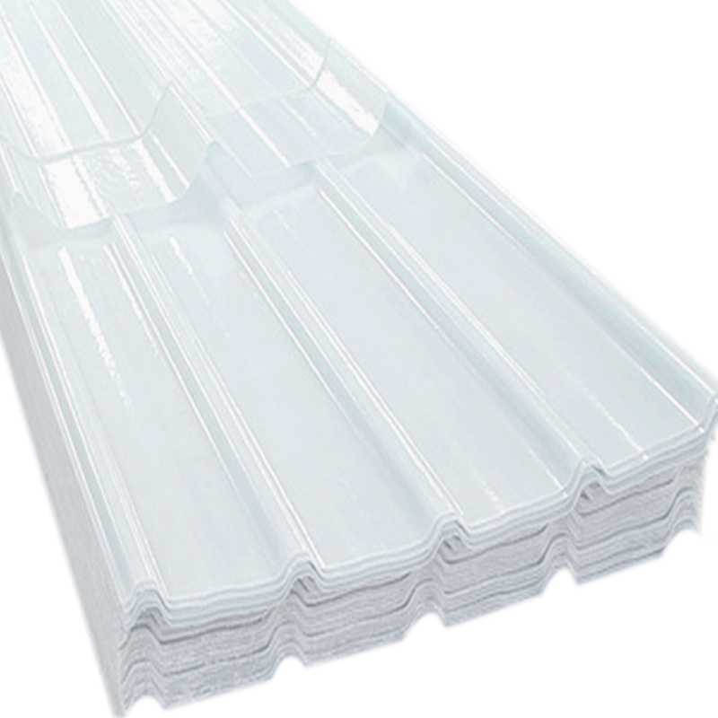 Flexible Corrugated or Flat Clear Translucent Fiberglass FRP GRP Sunlight Roofing Sheets