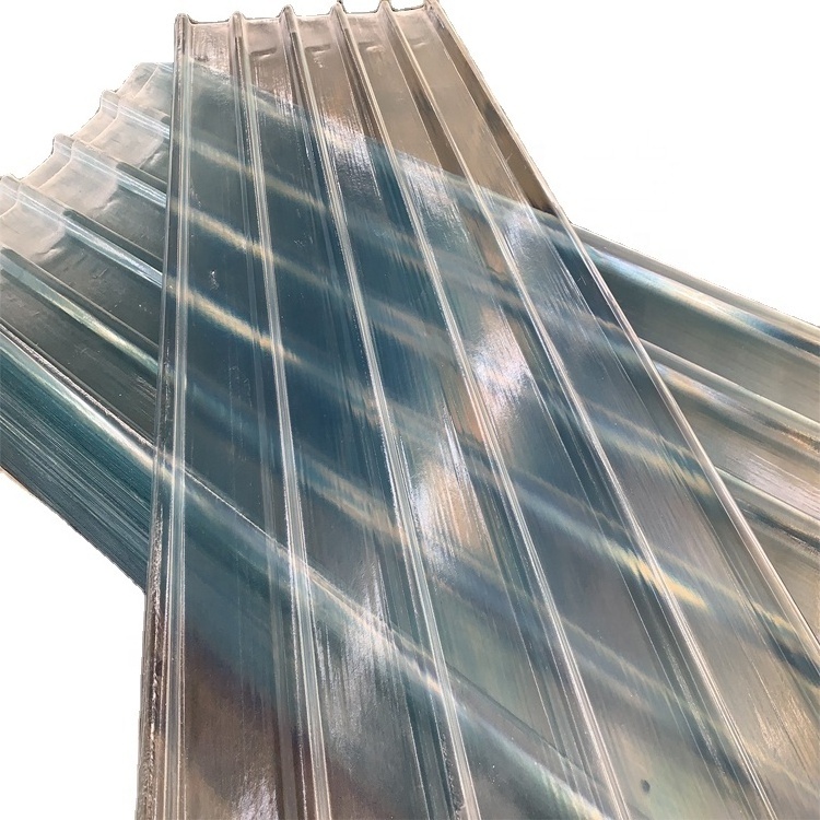 Flexible Corrugated or Flat Clear Translucent Fiberglass FRP GRP Sunlight Roofing Sheets