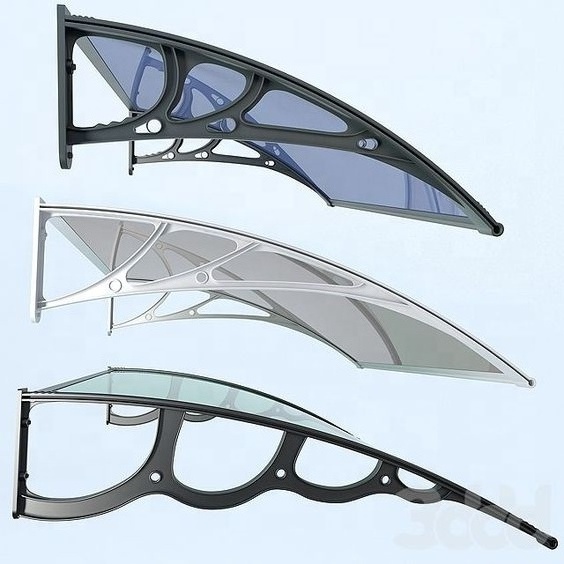 PC window door canopy, DIY plastic door canopy awning, Polycarbonate awning window shade Window/Door Awning