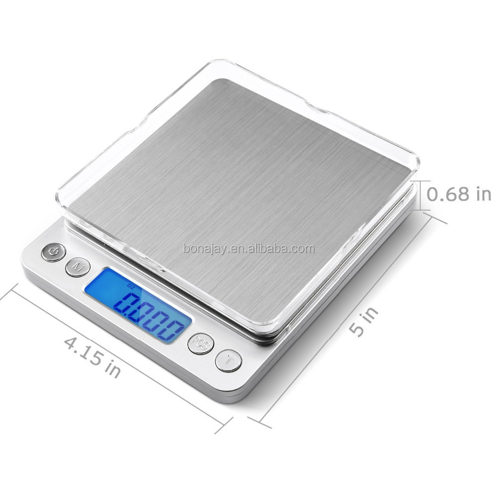 3000g/0.1 stainless steel digital cheap pocket scale