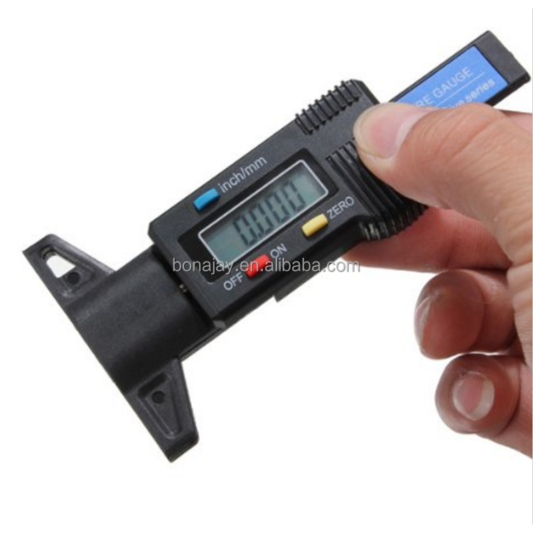 Digital depth gauge caliper tread depth gauge LCD Tyre tread gauge