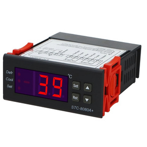 STC-8080A+ 12V 24V 220V Digital Temperature Controller Regulator Cold Storage Freezer Sensor Temperature Control Switch