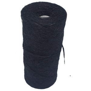 Dyed Dark Black 10 lbs 2 ply Hessian Quality Jute Yarn for Eco Friendly Decorative Items