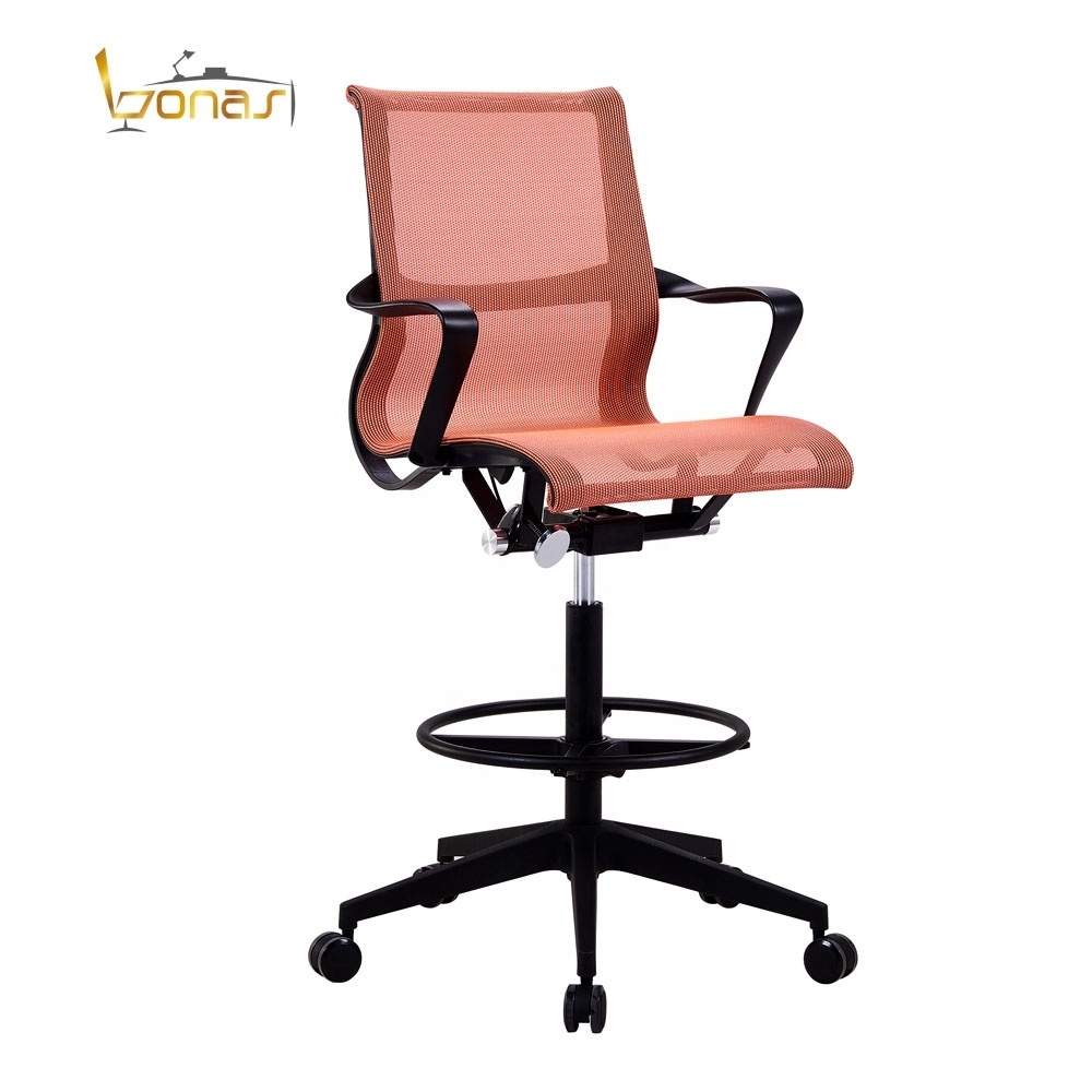 BONAS New design best quality swivel office sit stand stool balance active swivel stool