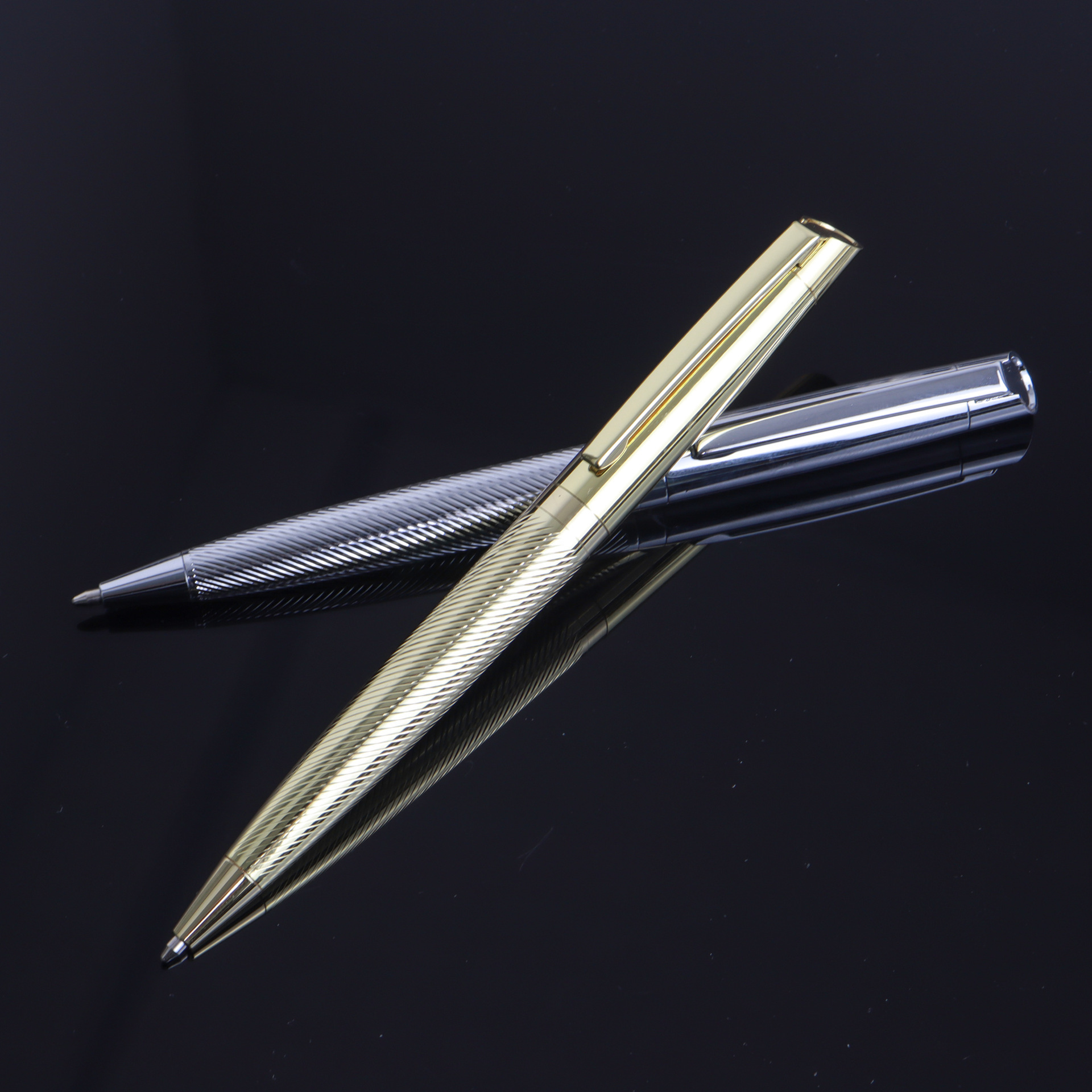 BSBH Luxury Business Hotel Vip Gift Blank Pens Metal Signature Premium Pen Twist And Lid Stainless Steel Pen With Custom Logo