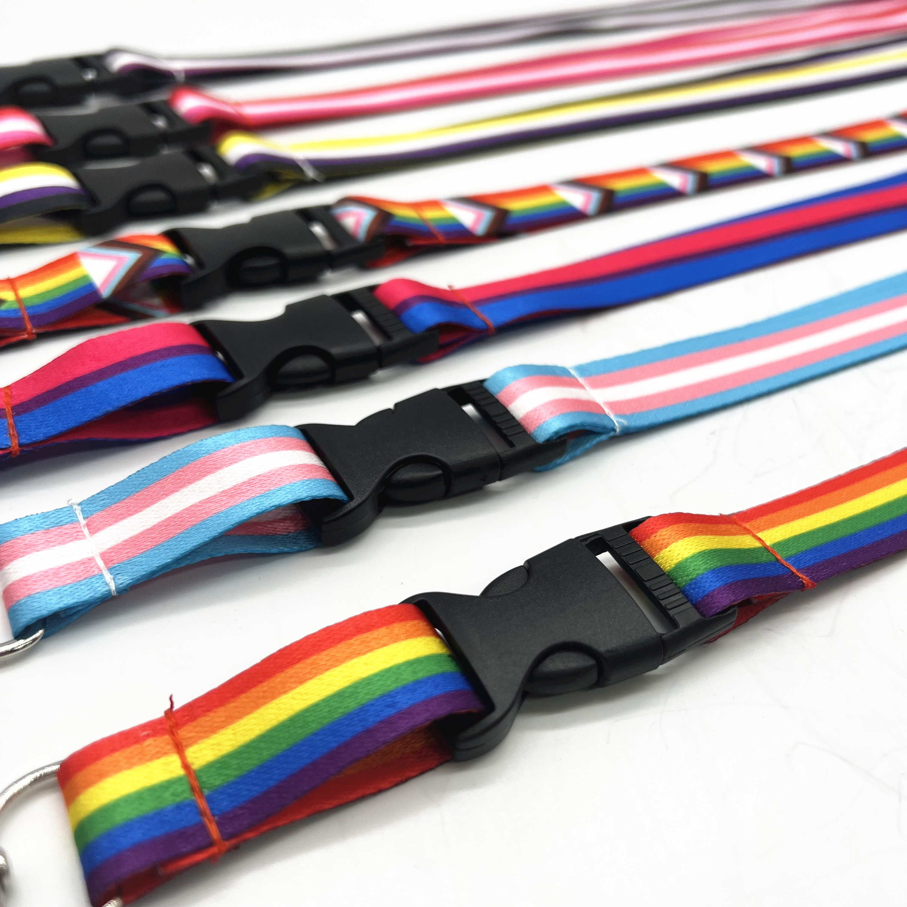 Wholesale OEM Blank Sublimation Polyester Nylon Plain Cheap Personalized Custom Logo Printed Lanyard