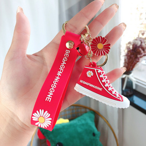 New Style High Quality Factory Directly Soft PVC Mini shoes key ring keychain 3D Shoe Keychain