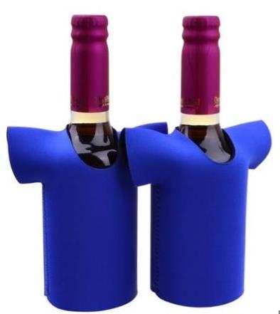 BSBH High Quality Neoprene  Koozies With Custom Logo Wine Drinking Cooler Holder With  For Party Travel Foldable Stubby Holder