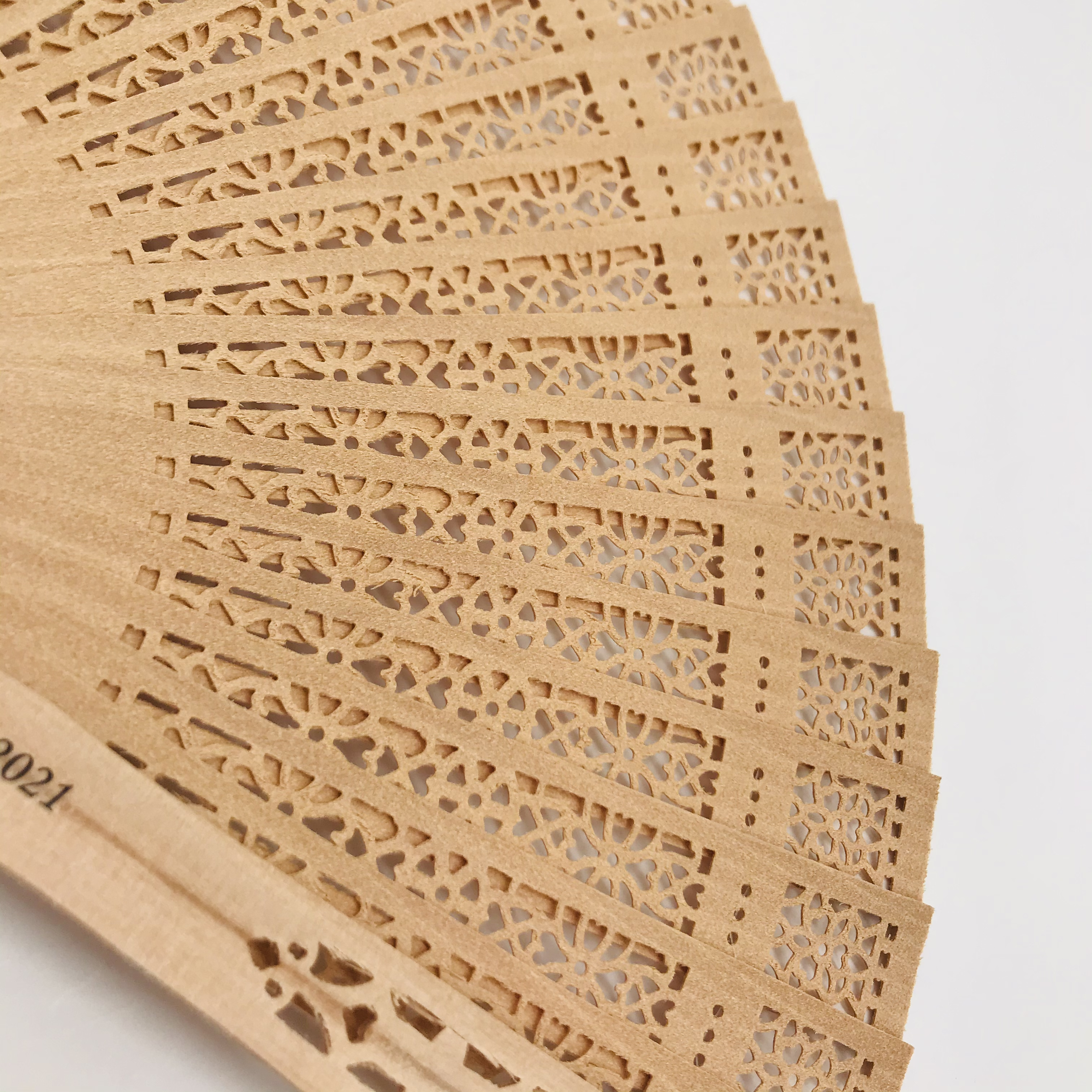 2021 Wholesale Wedding Souvenir Bamboo Handheld Fan Custom Wooden Hand Fan