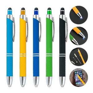 BSBH Touchscreen Devices Multi-Function Capacitive Writing Ballpoint Pen With LED Flashlight