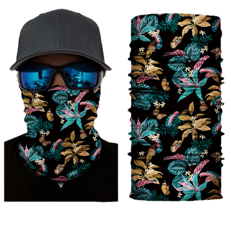 BSBH Low MOQ Paisley Silk Bandana With Custom Logo For Outdoor Sports Magic Headband Buffs Neck Mask Seamless Tube Bandan