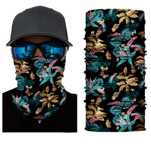 BSBH Low MOQ Paisley Silk Bandana With Custom Logo For Outdoor Sports Magic Headband Buffs Neck Mask Seamless Tube Bandan