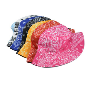 BSBH Summer Luxury Polyester Cotton Full Custom Printed Bucket Hat For Travel Fisherman Wide Brim Sun Hats Bonnie Hat Men Women