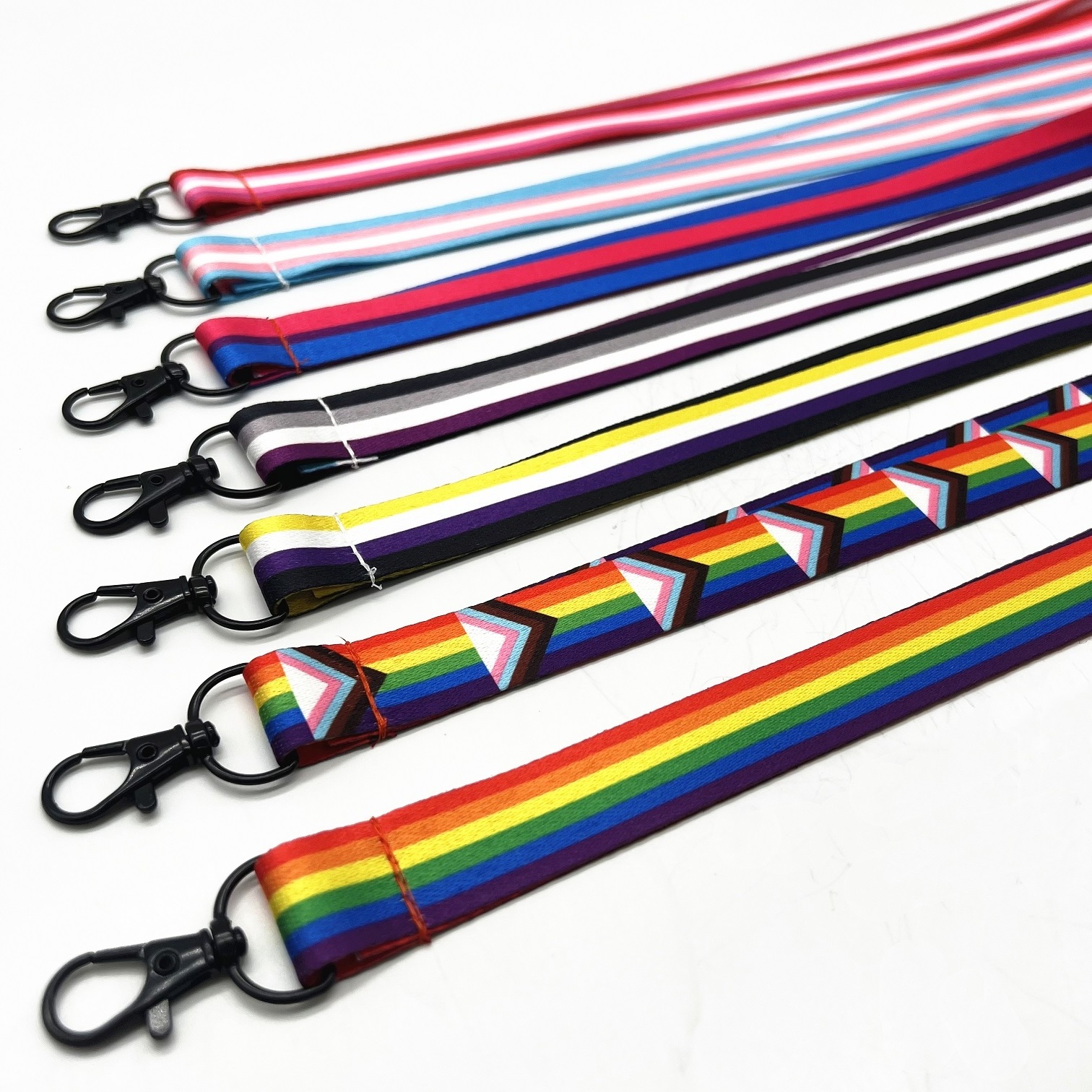 Wholesale OEM Blank Sublimation Polyester Nylon Plain Cheap Personalized Custom Logo Printed Lanyard