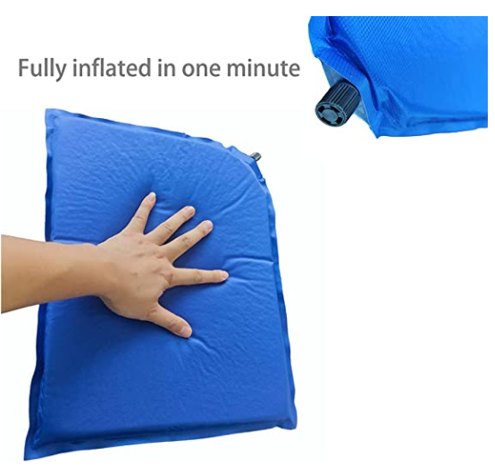 Lightweight Self Inflatable Travel Seat Bleacher Portable Hiking Camping Air Seat Cushion Sit Pad Backpacking