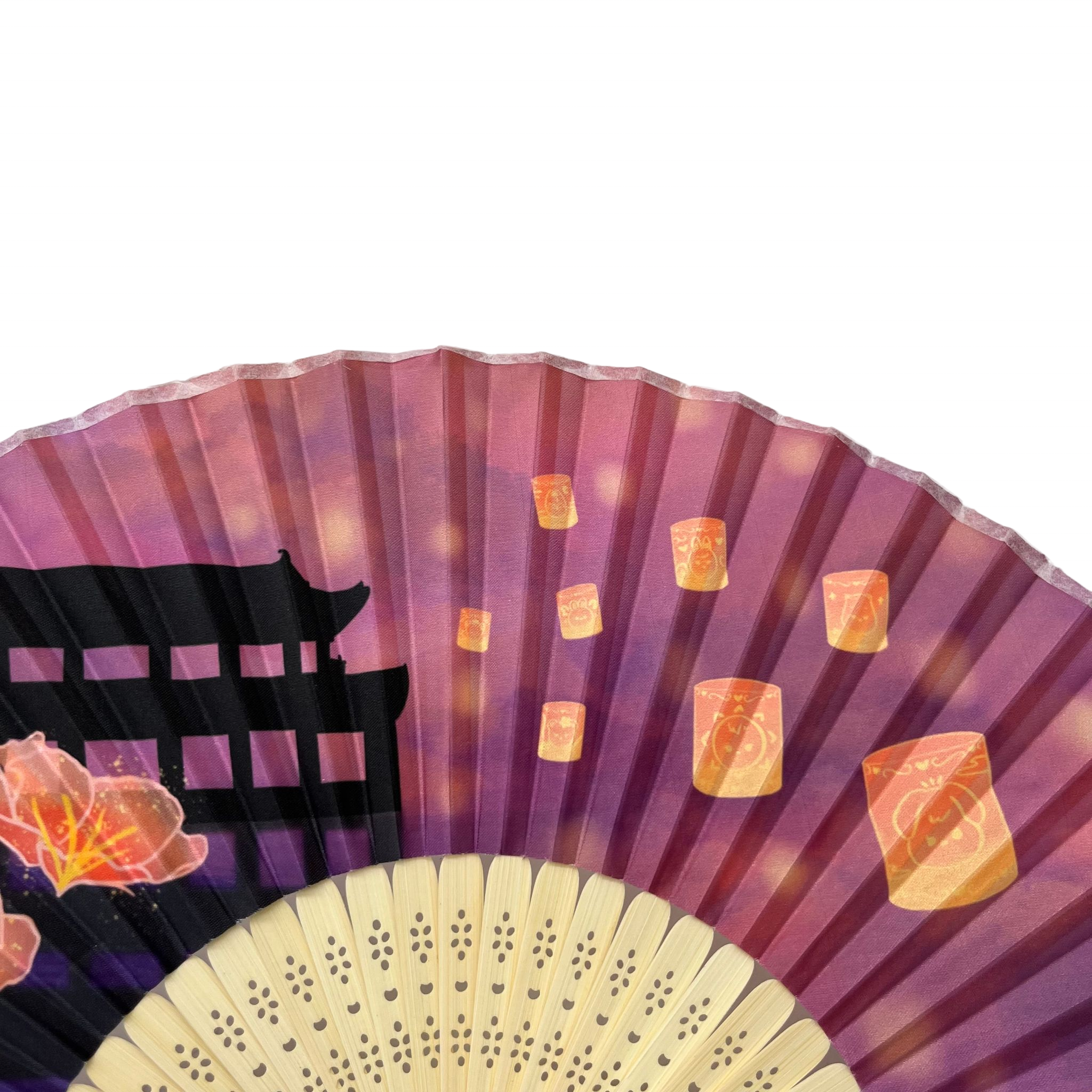 Chinese Craft Hand Fan Festival Gifts Custom Logo Bamboo Folding Hand Fans