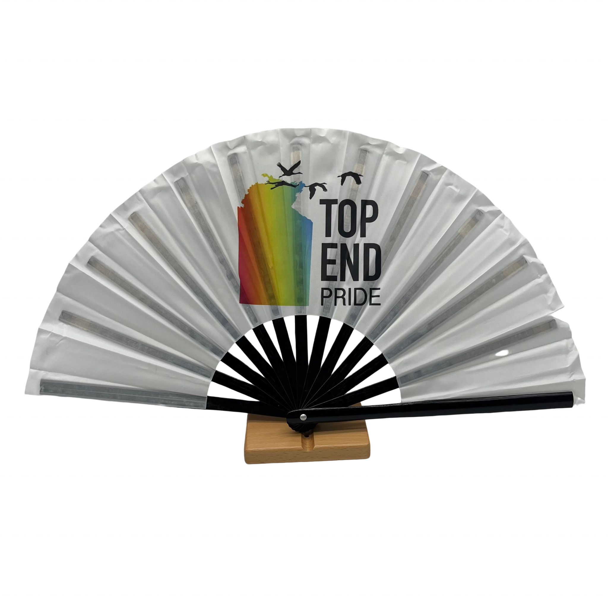 Hand Fan Rave Festival Souvenir Gifts Printed Logo Folding Hand Fan