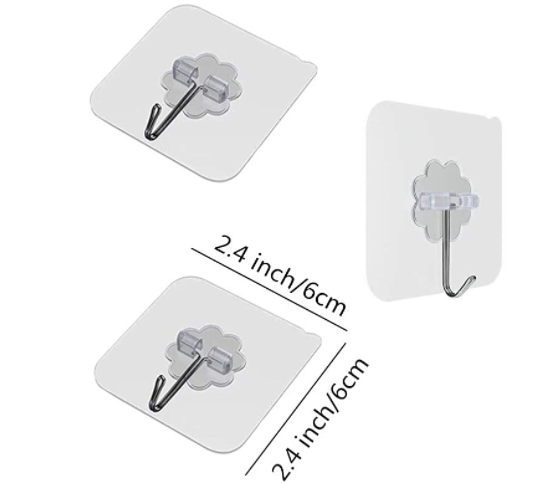 Wholesale  Large Wall Hooks for Hanging Heavy Duty 22lb(Max),Coat and Towel Adhesive Hooks