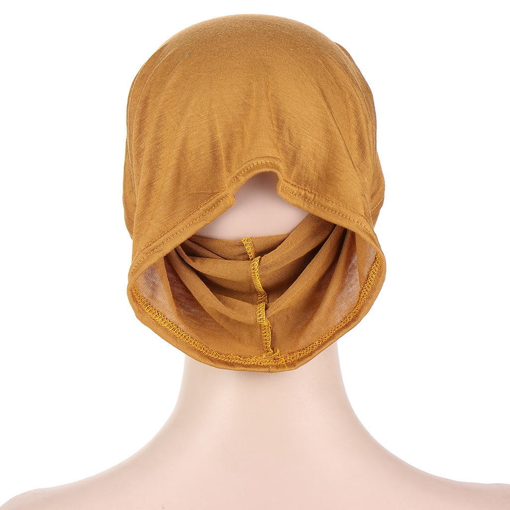 Hijab Caps Wholesale easy to wear Jersey Cotton women Muslim Under Scarf lady Inner Undercap Turban Bottoming cap Hijab cap