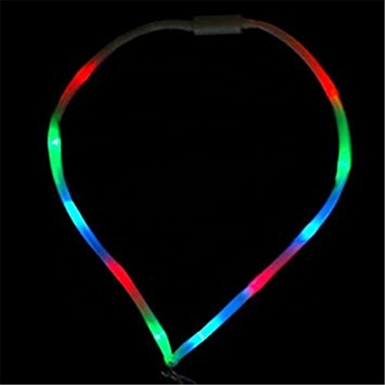 Colorful Hand Wrist Strap led id card fluorescent flashlight lanyard