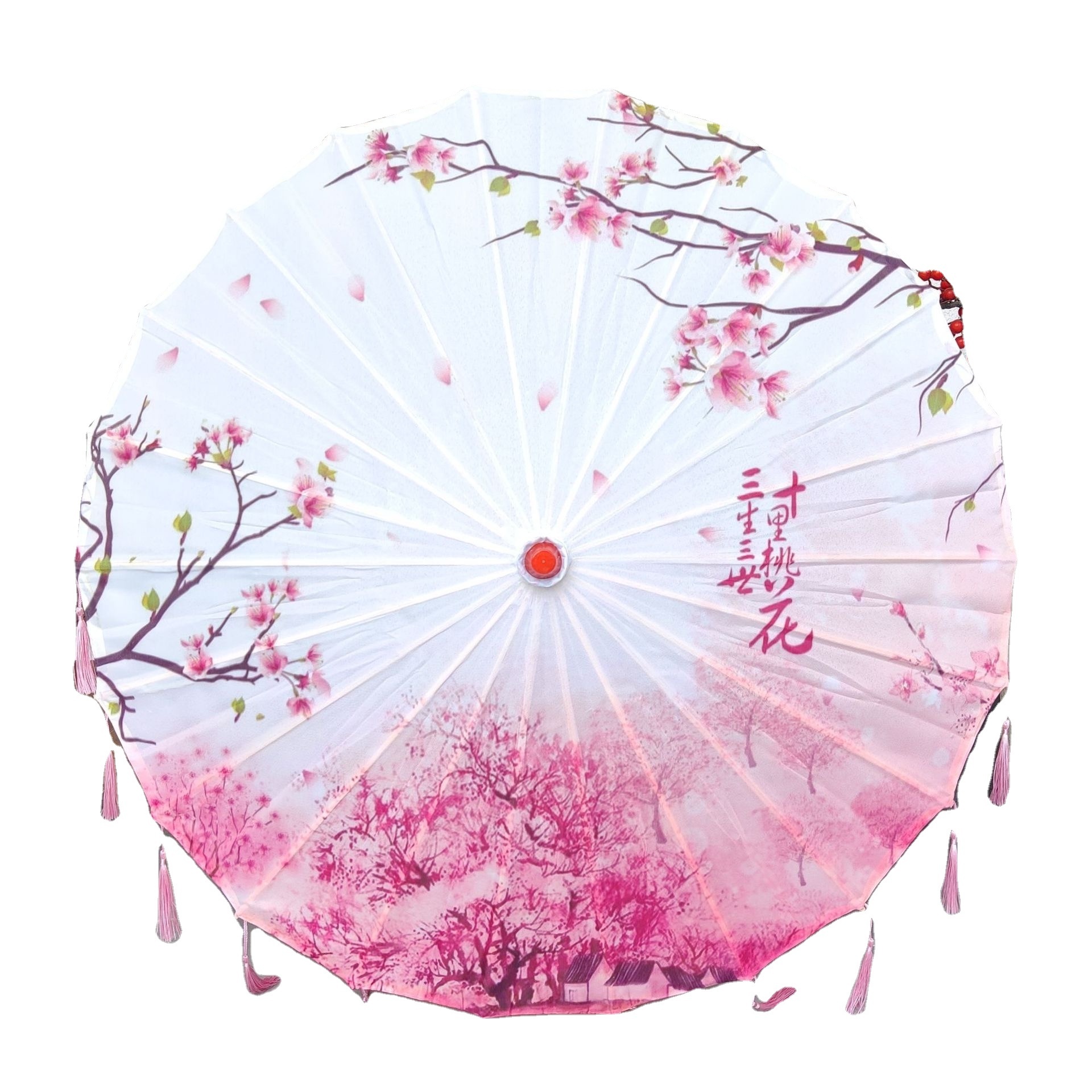 OEM Wedding Fabric Parasol Umbrella Chinese Silk Parasol Pagoda Umbrella Parasol