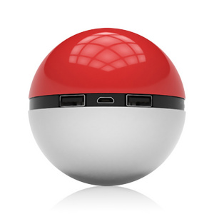 LED light celular battery charger poke mon go pokeball power bank