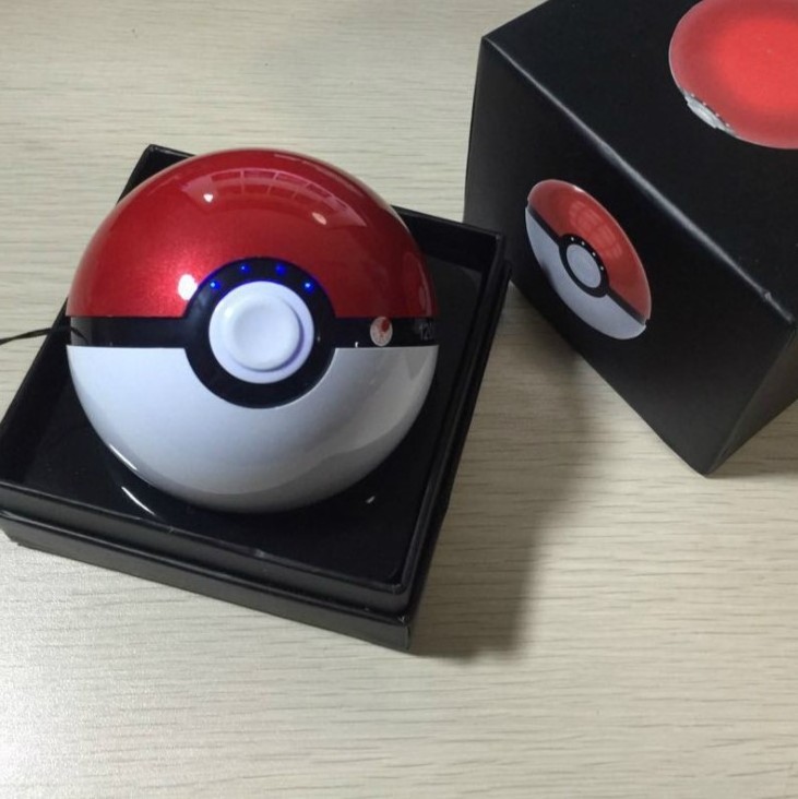 LED light celular battery charger poke mon go pokeball power bank