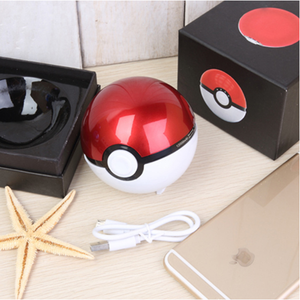 LED light celular battery charger poke mon go pokeball power bank